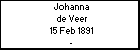 Johanna de Veer
