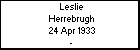 Leslie Herrebrugh