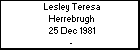 Lesley Teresa Herrebrugh