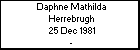 Daphne Mathilda Herrebrugh
