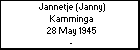 Jannetje (Janny) Kamminga