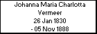 Johanna Maria Charlotta Vermeer
