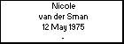 Nicole van der Sman