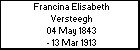 Francina Elisabeth Versteegh