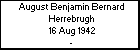 August Benjamin Bernard Herrebrugh