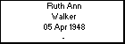 Ruth Ann Walker
