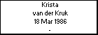 Krista van der Kruk