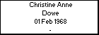 Christine Anne Dowe