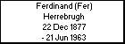 Ferdinand (Fer) Herrebrugh