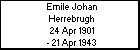 Emile Johan Herrebrugh