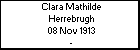 Clara Mathilde Herrebrugh