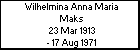 Wilhelmina Anna Maria Maks